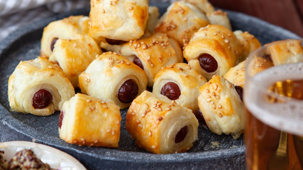 Roulés feuilletés à la saucisse