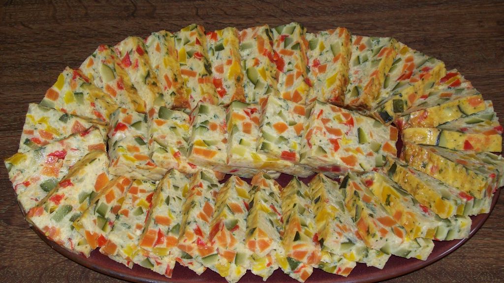 Pain de légumes aux couleurs d'été