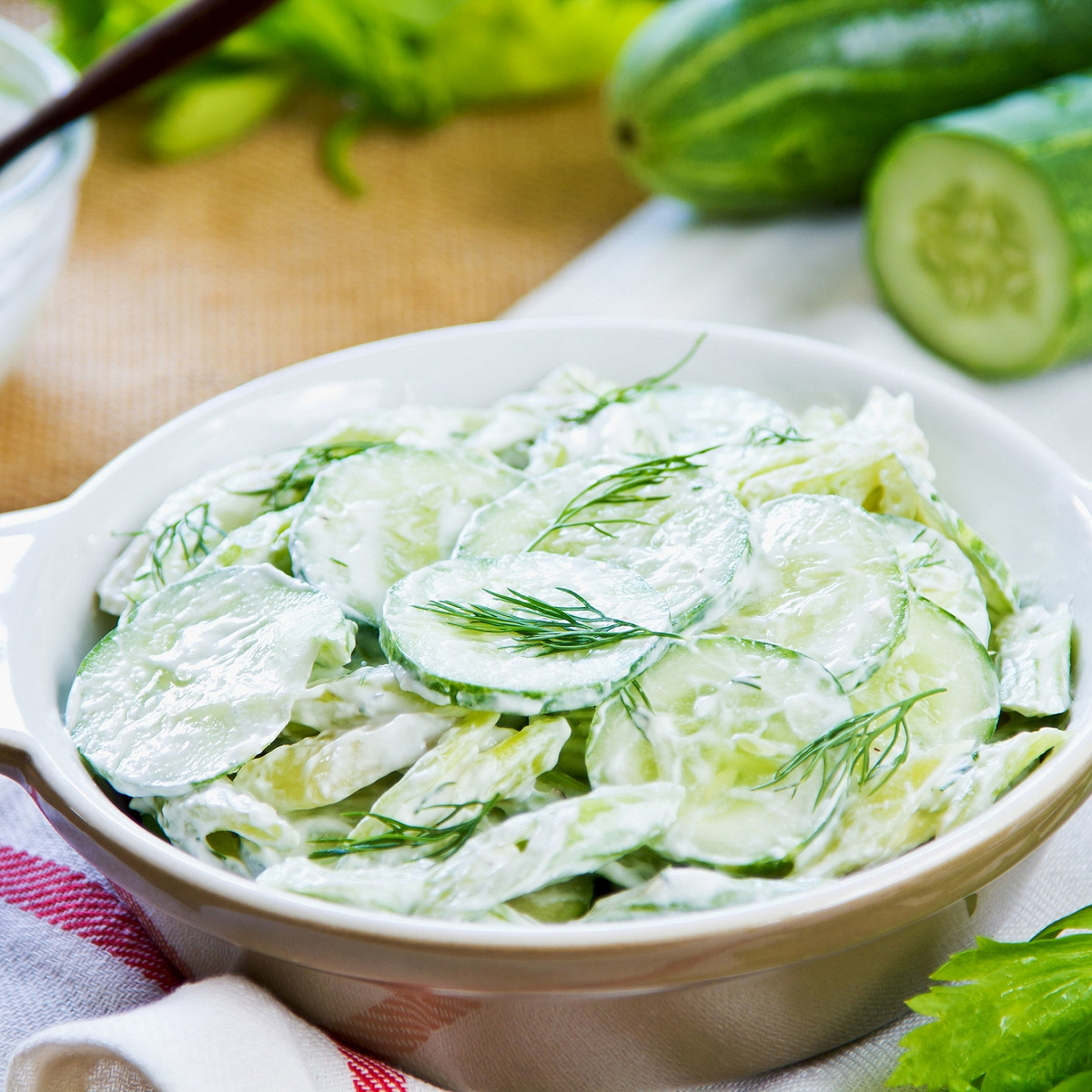 Salade de concombre au yaourt